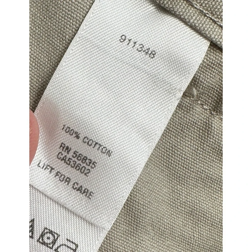 Cabelas 7-Pocket Hiker Shorts Womens 20 Tan Canvas Cargo Safari Utility Outdoor
